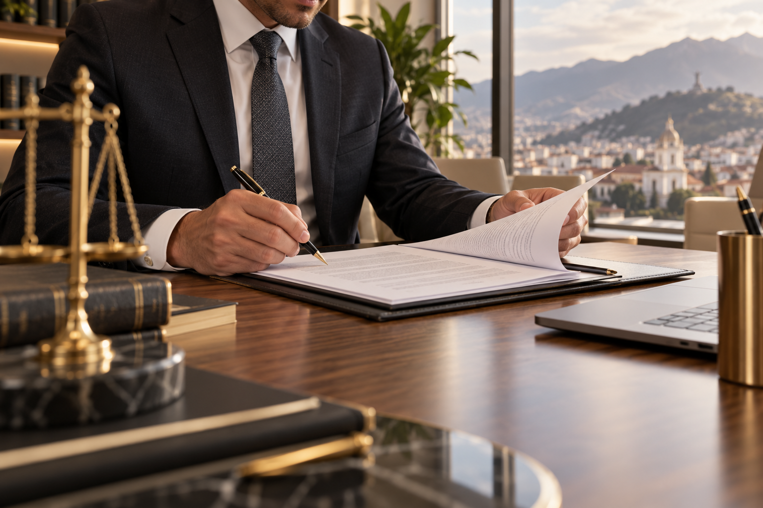 Asesoría jurídica para empresas y revisión de contratos.